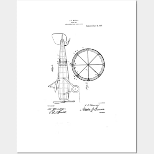 Airplane Patent Drawing Posters and Art